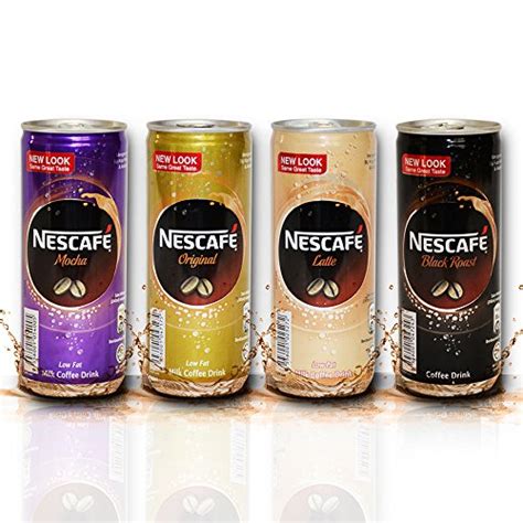 Nescafé Can Mocha 8 Cans On The Go Iced Coffee Drink In Can With A