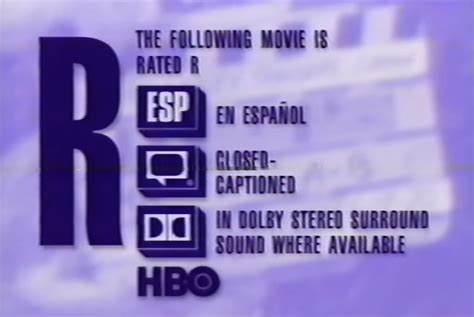 Image - HBO rated R 1994 - 1995.png | Company Bumpers Wiki | FANDOM ...