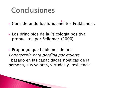 PPT Logoterapia para pérdidas por muerte PowerPoint Presentation