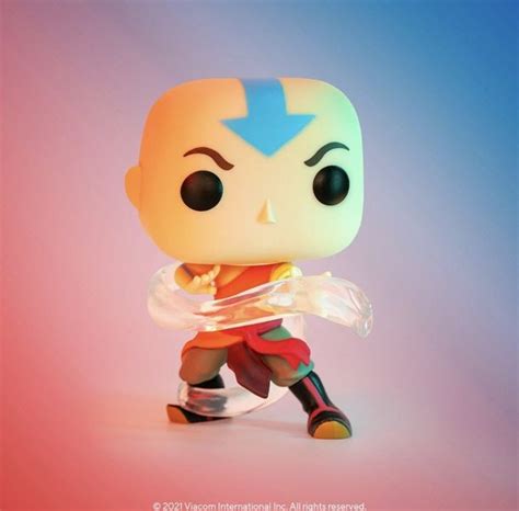 Фигурка Funko Pop Аватар Эксклюзив со стикером 2021 Fall Convention Avatar Aang №1044