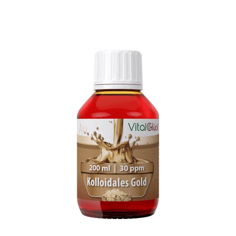 Kolloidales Gold Ppm Ml Kaufen Reinstes Gold