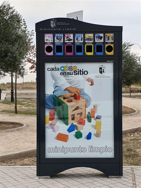 Instalación de minipuntos limpios para facilitar el reciclaje doméstico