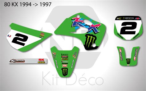 Kit D Co Kawasaki Kx Klx Kxf Th Anniversary