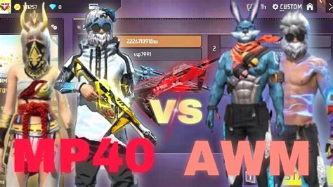 Free Fire Custom 2vs2 Garena AWM Mp40 Op Awm Free Mp40 O YouTube