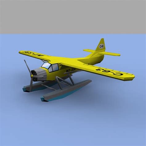 plane water waterplane 3d model