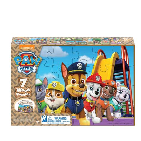 Spin Master Cardinal Games Paw Patrol Pack Of Wood Puzzles