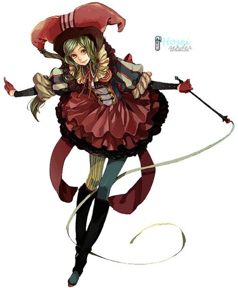 Clown Girl Render By Hosei Kun On Deviantart Circus Characters Anime Circus Character Art