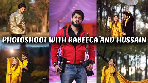 A Day With Hussain Tareen Rabeeca Photoshoot Rabeecakhan