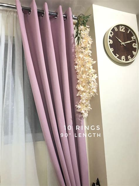 BLOCKOUT PER PC High Quality Dimmer Home Curtains Newest Palette Pastel Nude Pink Ever Green