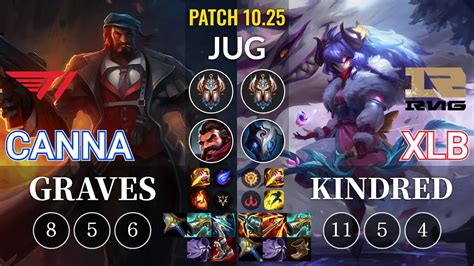 T1 Canna Graves Vs RNG XLB Kindred Jungle KR Patch 10 25 YouTube