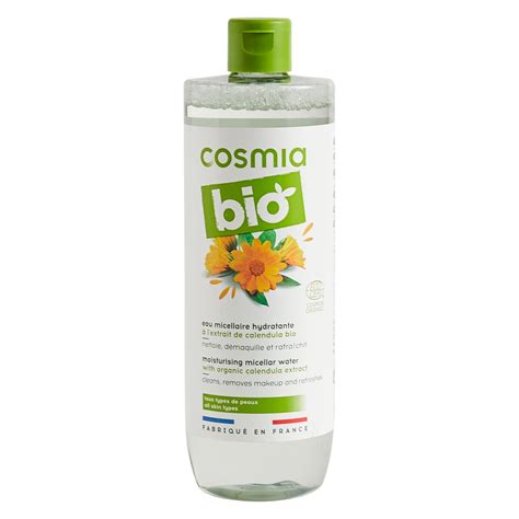 COSMIA Eau micellaire hydratante à l extrait de calendula bio tous