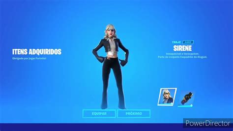 Comprando A Skin Sirene No Fortnite Desafio Youtube