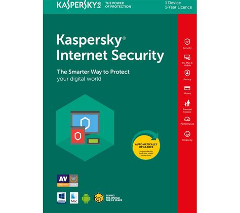 Buy KASPERSKY Internet Security 2018 - 1 year for 1 device | Free ...