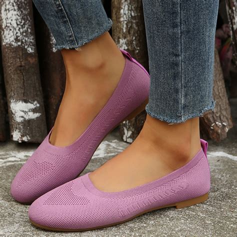 Towed22 Flats Shoes Women Women S Flats Shoes Ballet Flats Dress Shoes Comfortable Pu Leather