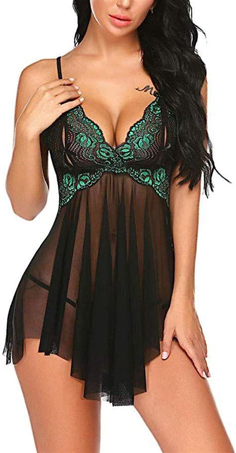 Qqqqc Damen Dessous Set Kost M Lingerie Rotsexy Kleid Spitze