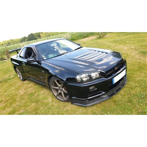 Capot Carbone Nissan Skyline R Gtr Avec Prise D Air Togheishop