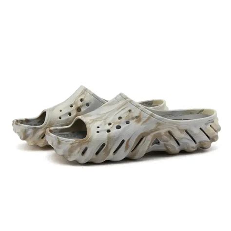 Crocs Echo Marbled Slide Bone Multi Where To Buy Y The