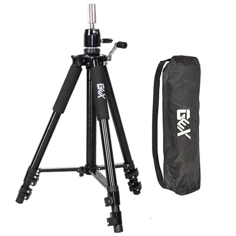 Gex Black Mannequin Head Tripod Canvas Block Head Tripod Training Head