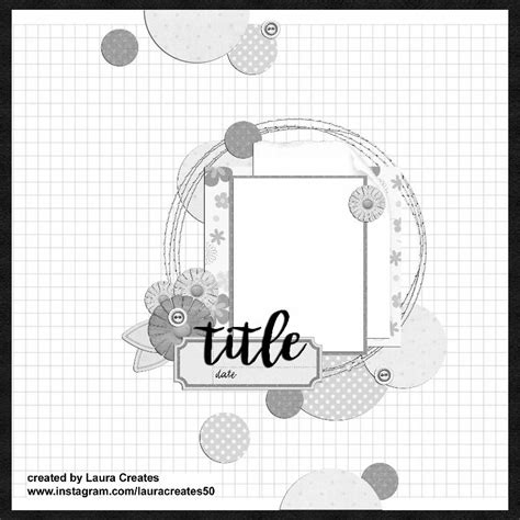 Free Digital Scrapbooking Template With Instant Download Artofit