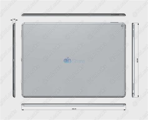 Dimensions-iPad-Pro-Air-Plus - בי שייר - מגזין הטכנולוגיה