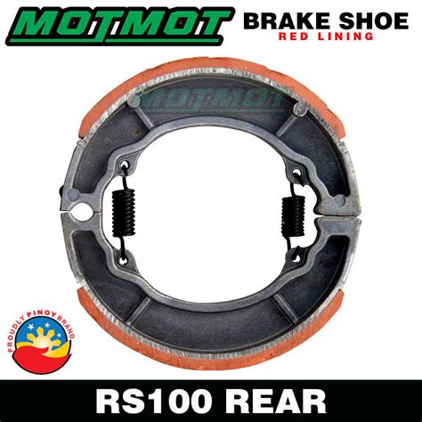 MOTMOT Motorcycle Brake Shoe For RS100 Rear Crypton STX125 Rear X 1