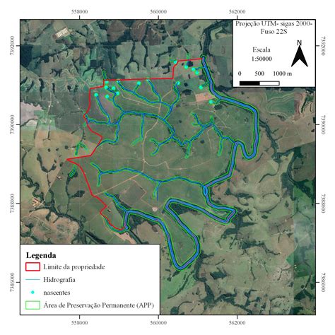 Mapa de Área de Preservação Permanente Spatialnode