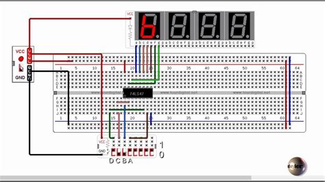 Diagrama De Circuitos Con Display A 7 Segmentos Display De 7