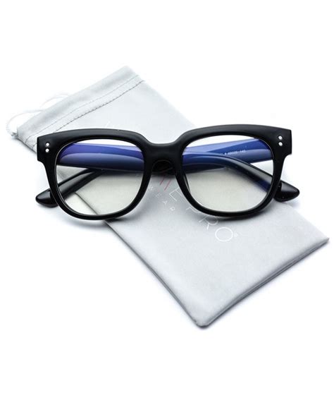 Elegant Thick Rectangular Frame Clear Lens Glasses - Black Frame ...