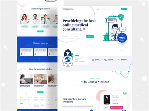 Healthcare Website Homepage Ui Design V Behance