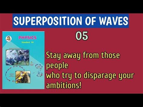 Superposition Of Waves Lec 05 Physics Class 12 I SCIENCE YouTube