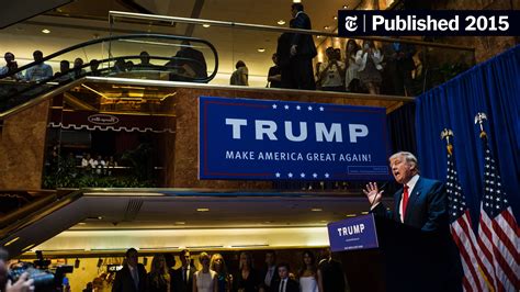 Donald Trump Pushing Someone Rich Offers Himself The New York Times