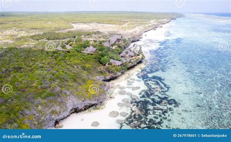 Mtende Beach View Zanzibar Tanzania Stock Image Image Of Island