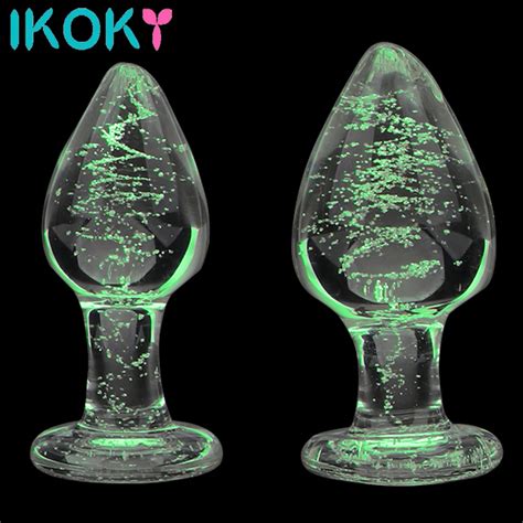 Ikoky Plug Anal En Verre Shoous Jouets Pour Adultes Bijoux En Cristal