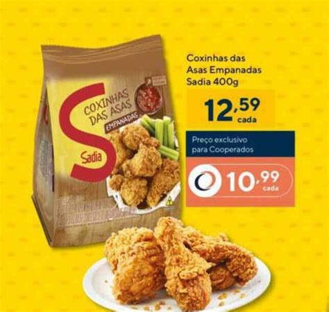 Coxinhas Das Asas Empanadas Sadia 400g Oferta Na Coop