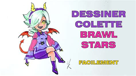 Comment Dessiner Colette Brawl Stars Facile à Faire Youtube