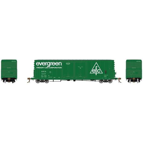 Athearn Genesis HO 50 PC F Box Car Evergreen Riveted Side W 8 8