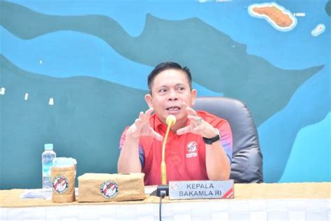 Kepala Bakamla Ri Terima Laporan Peserta Pelatihan Sar Capacity