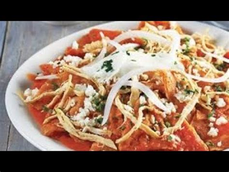 CÓMO PREPARAR CHILAQUILES ROJOS UN DESAYUNO DELICIOSO YouTube