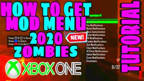 2020 How To Get Mod Menu Black Ops 2 Zombies No Crashing No Usb Working Xboxone Xbox360 Youtube