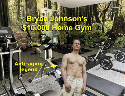 Bryan Johnson's Anti-Aging $10,000 Home Gym Setup