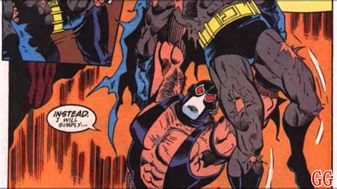 Bane Breaks Batmans Back From The Comics Hd Youtube