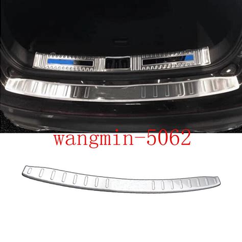 For Lincoln Nautilus 2019 2022 Rear Bumper Protector Sill Plate Guard Cover Trim Ebay