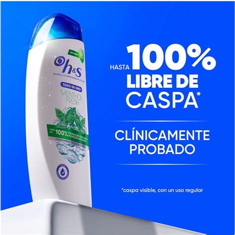 Champ Y Acondicionador Anticaspa Todo En Menthol Fresh Frasco Ml