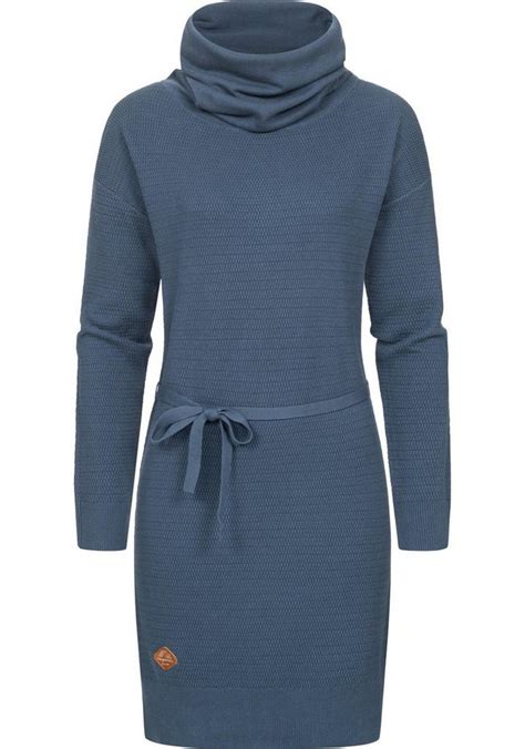 Ragwear Sweatkleid Babett Dress Intl Warmes Winterkleid Mit Breitem