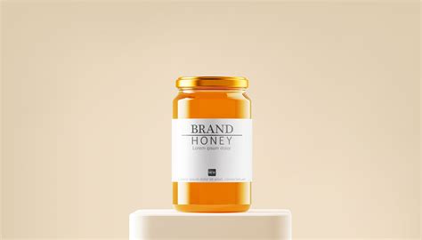 Free Honey Jar Mockup PSD on Behance