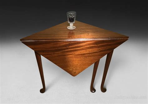 George Ii Mahogany Corner Table Antiques Atlas