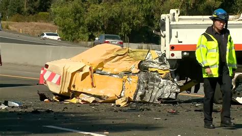 Raw Video Fatal Crash Involving Caltrans Truck On U S Highway 101 In