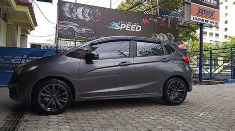 MODIFIKASI HONDA Jazz Rs Velg Hsrwheel Ring 17 YouTube