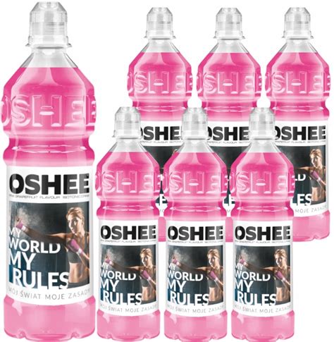 Oshee Napój izotoniczny różowy grapefruit 6x750ml 12438620368 - Allegro.pl