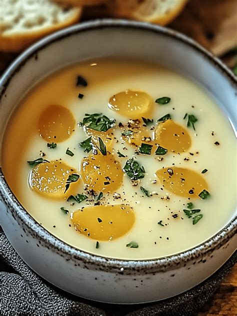 Cremige Knoblauch-Suppe für herzhafte Momente